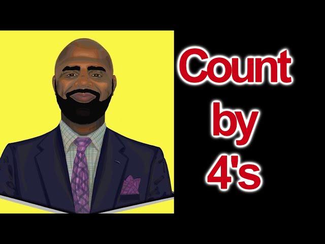 The Counting by Fours Song | Counting Songs | Mr. Gaston Woodland