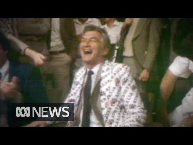 Hawke's advice for bosses after America's Cup win (1983) | ABC News