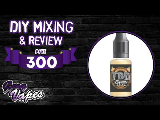 DIY E juice Mixing and Review! The Best D*** Mango Recipe - TBD Liquids By TBDjohn