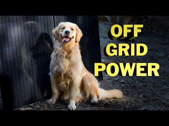 Solar Electricity for the Off Grid Log Cabin with Goal Zero Yeti Power Station