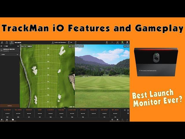 Trackman iO Home Golf Simulator Features and Gameplay