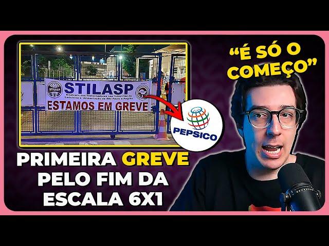 TRABALHADORES DA PEPSICO FAZEM A PRIMEIRA GREVE CONTRA ESCALA 6X1 NO BRASIL