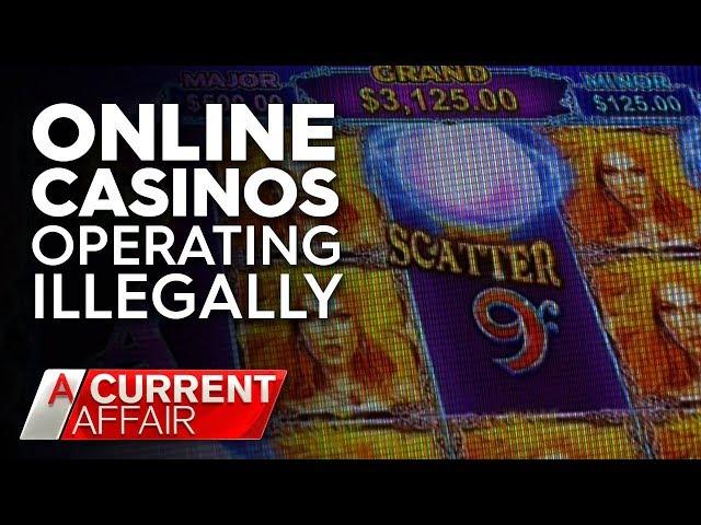 Online gambling sites operating illegally in Australia | A Current Affair