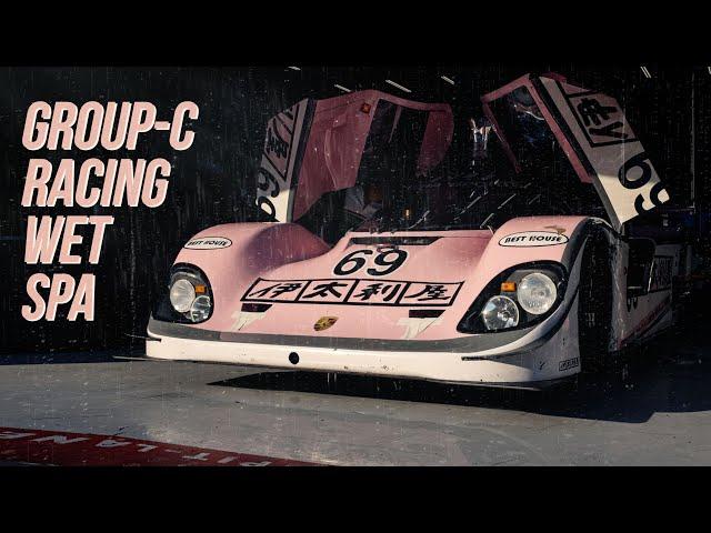 Onboard: Porsche 962 Racing on wet Spa - Highlights - Pure HQ engine sound