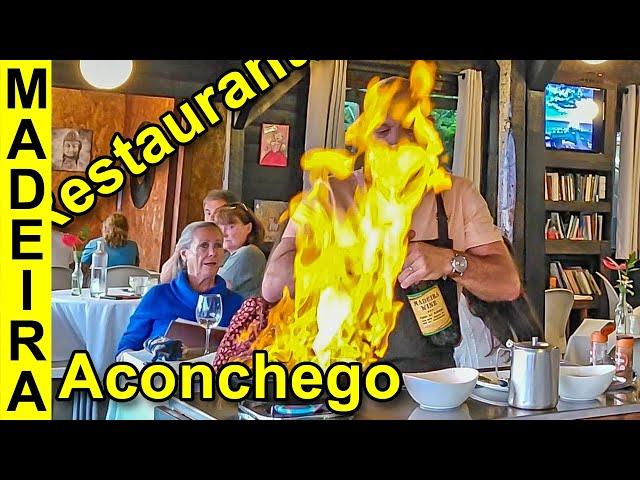 Madeira, Restaurante Aconchego. This is how you can succeed in frying a steak. 086.