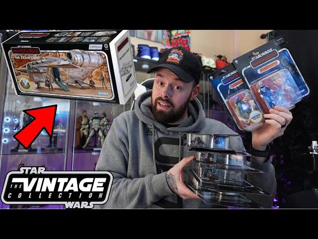 How I am preparing for the HasLab Star Wars The Vintage Collection Razor Crest! Figure Unboxing!