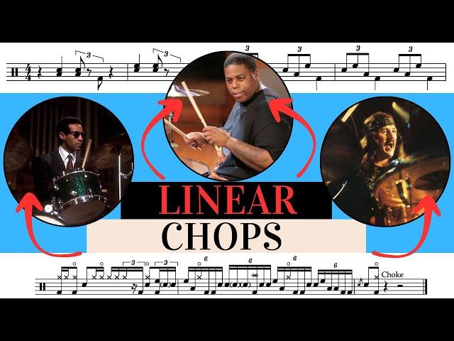 Break through your drumming plateau with linear chops