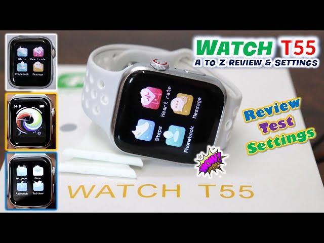 T55 Dual Strap Smart Watch A to Z Review Settings | Smart Watch Settings | Bluetooth | How To Use