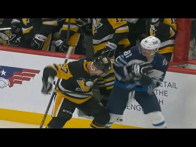 Sidney Crosby Goes After Kyle Connor