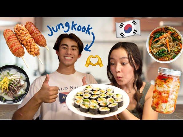 EATING *ONLY KOREAN FOOD* FOR A WEEK [한국어 자막!]