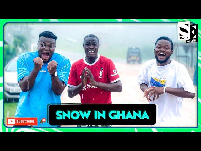 Snow in Africa?Experiencing Snow In Ghana for the first time