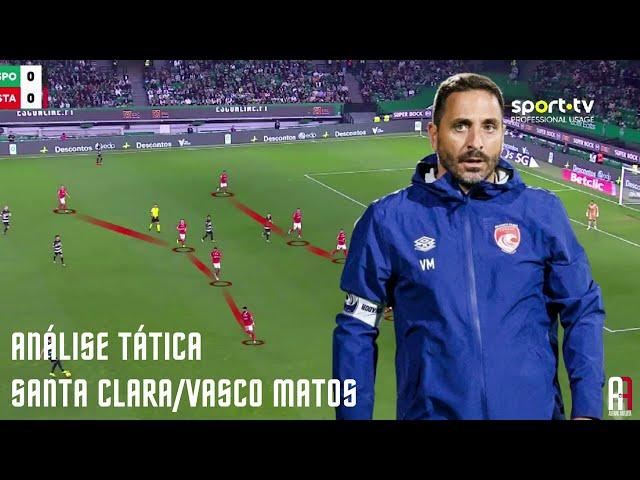 ANALISE TÁTICA SANTA CLARA DE VASCO MATOS  #santaclara #portugal #botafogo #botafogoreact #futebol