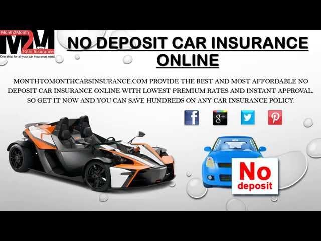 Best No Deposit Car Insurance Quote Online