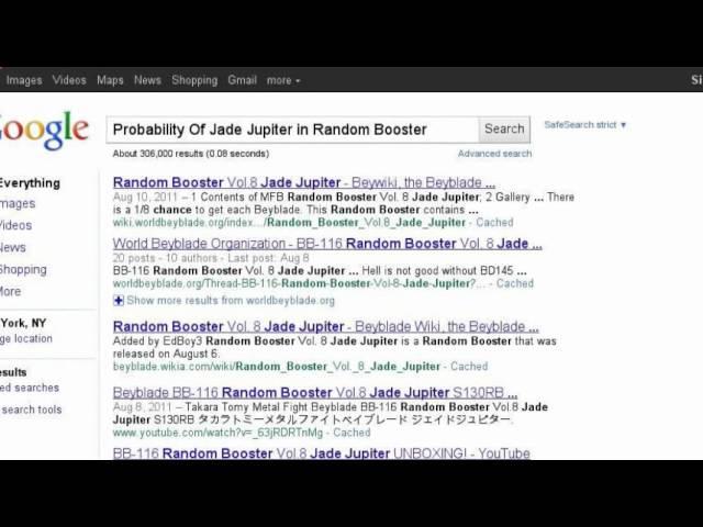 Beyblade Random Boosters; The Search Story