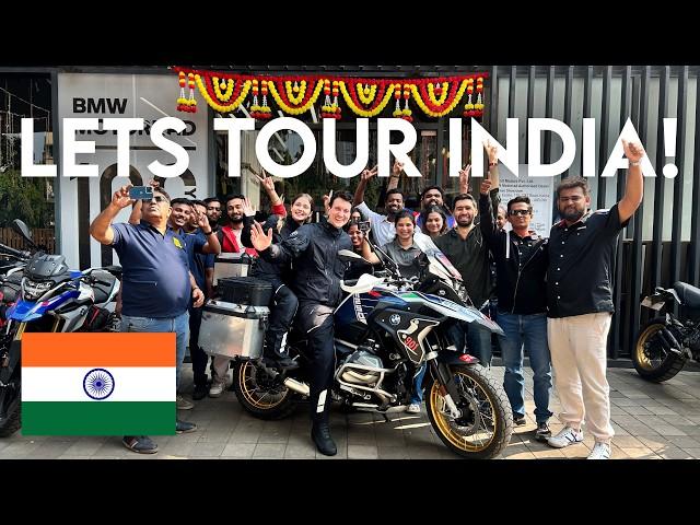 Our FIRST Motorcycle Ride in INDIA! Escape From MUMBAI