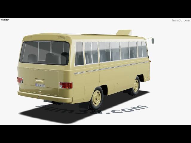 Nissan Echo bus 1969 3D model by 3DModels.org