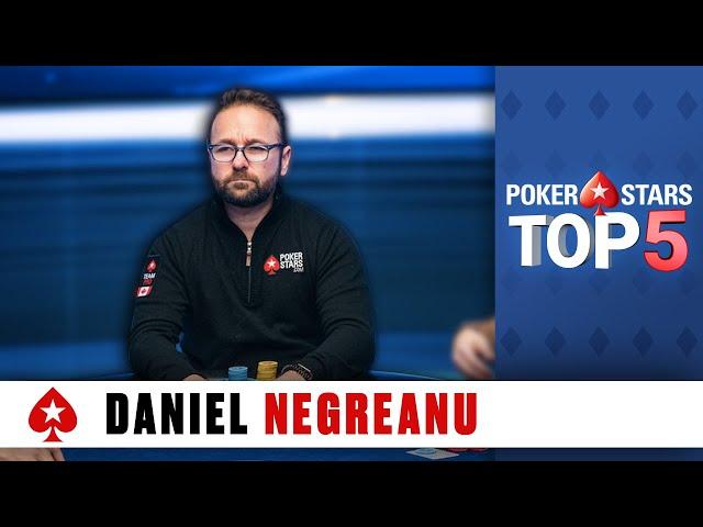 Daniel Negreanu Top Moments ️  Poker Top 5 ️  PokerStars Global