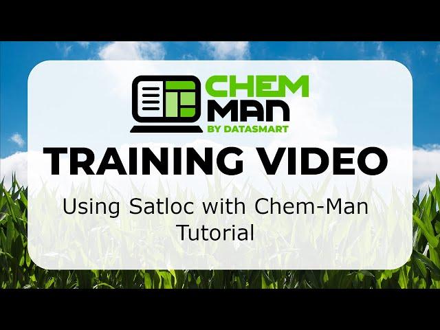 How to Setup and Use the Chem-Man Satloc API