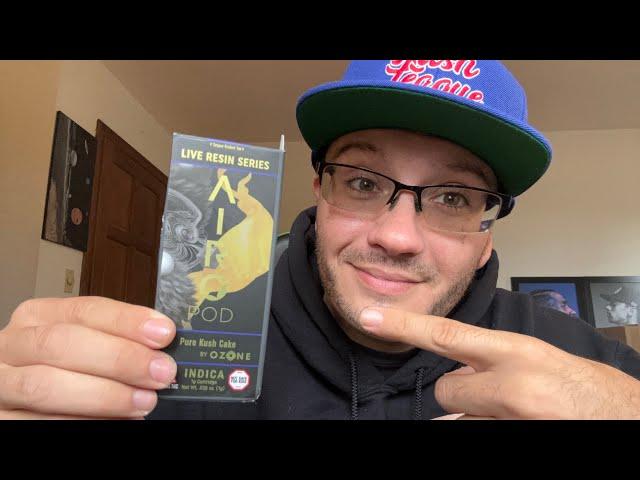 Pure Kush Cake AIRO POD Review Ft. Ozone and AIRO Brands in Massachusetts