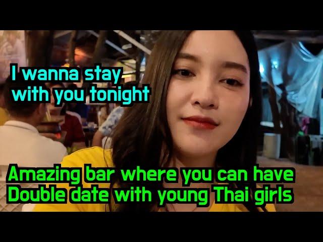 20-year-old Thai girls will throw themselves at you at this local bar in rural Thailand