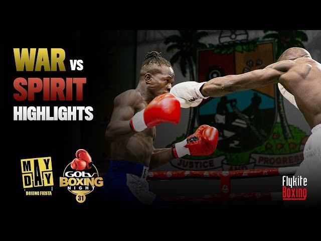 FULL HIGHLIGHTS | SEGUN 'WAR' ADEYEMI VS ADEYEMI 'SPIRIT' ADEKANLA| GOTV BOXING NIGHT 31