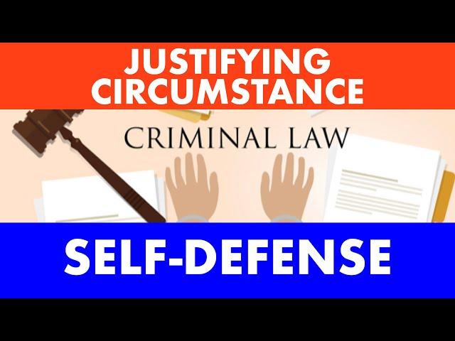 Easy way to understand SELF-DEFENSE #lawstudent #lawschool