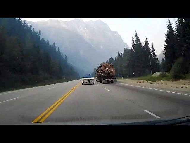 Calgary, AB to Vancouver, BC drive timelapse