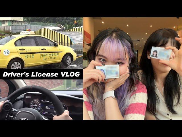 Vlog to get a driver's license in Korea