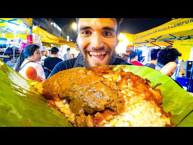 Living on MALAYSIAN STREET FOOD for 24 HOURS!