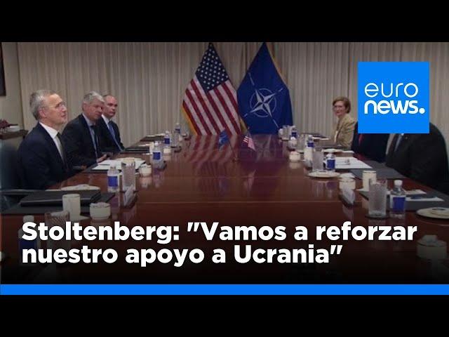 Jens Soltenberg, jefe de la OTAN, antes de la cumbre: "Vamos a reforzar nuestro apoyo a Ucrania"