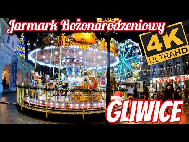 JARMARK BOŻONARODZENIOWY W GLIWICACH ️ 2024 ️ GoPro ️ 4K UHD