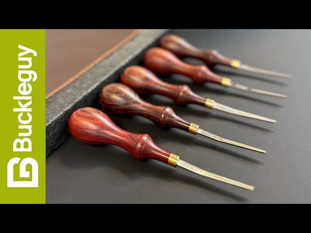 BG Leather Edge Bevelers | Buckleguy Tools Demo