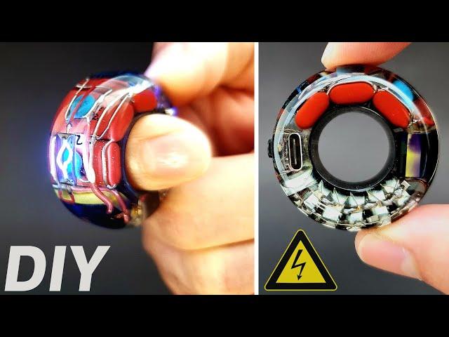 Taser Ring ! DIY Electric 400kv High Voltage Generator (lighter)