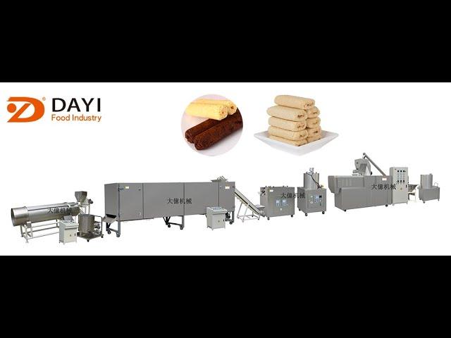 Co-extrusion Cereal Snack food processing line sales to customers in Vietnam