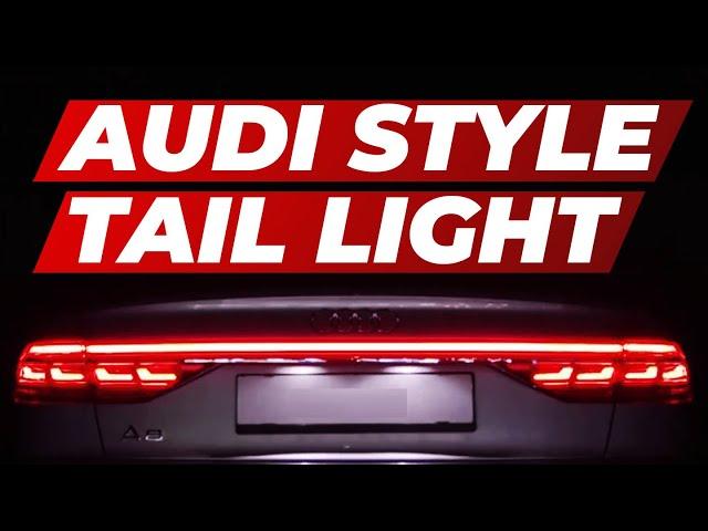 How To Make Audi Style Back Light | Sequential Tail Lights