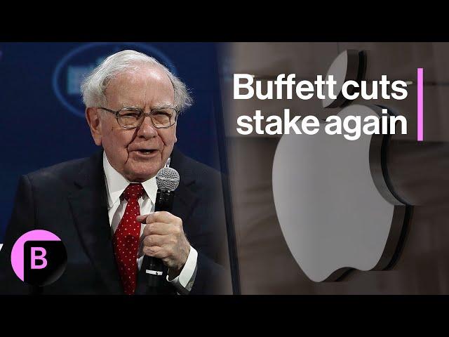 Buffett Keeps Cutting Apple Stake as Berkshire Cash Pile Hits Record