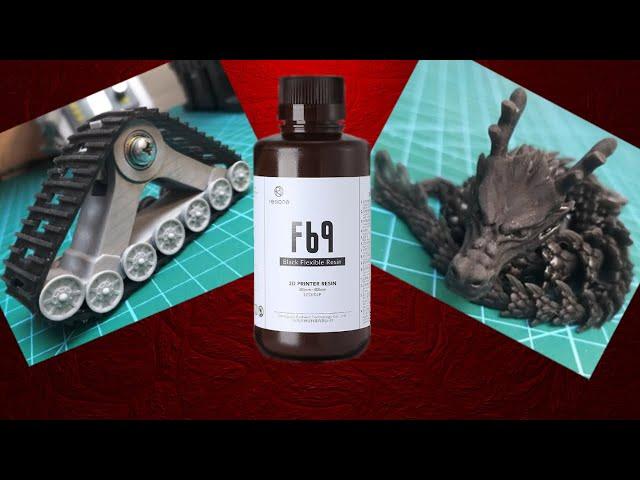 Resione F69 flexible photopolymer resin.