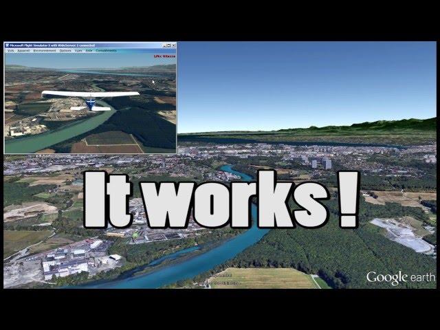 Flight Simulator X with Google Earth