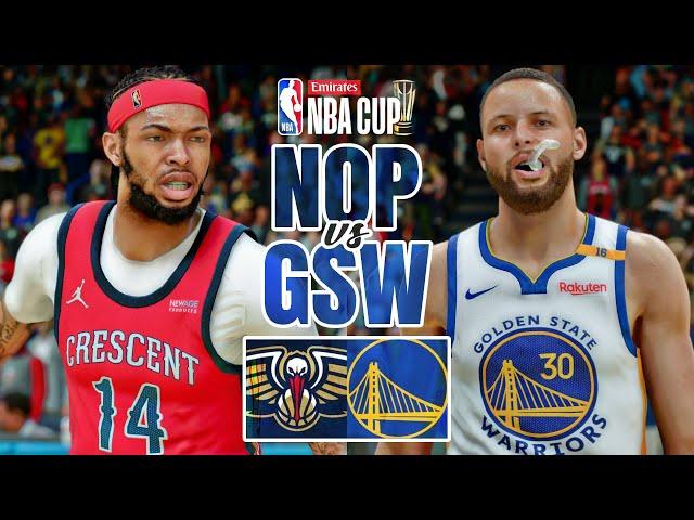 NBA CUP 2K25: WARRIORS vs PELICANS | PS5 PRO GAMEPLAY [4K UHD]