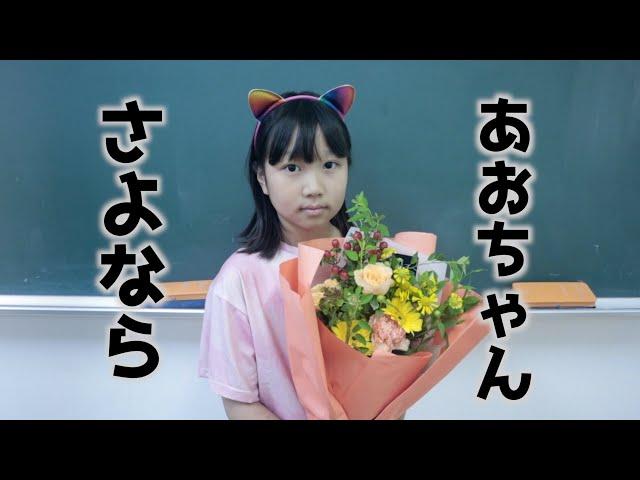 さよならあおいちゃん 最後の学校転校しても元気でね