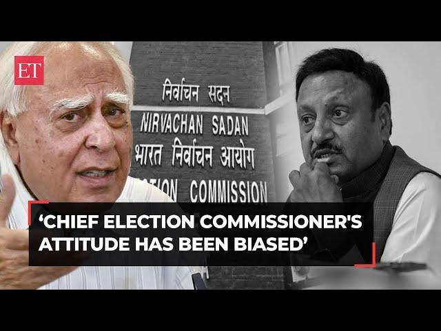 Kapil Sibal accuses CEC Rajiv Kumar of being biased; declines to comment on EVMs