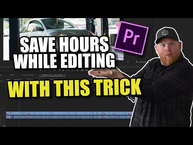 Auto Cut A Clip PERFECTLY AND FAST | Adobe Premiere Pro Walk Thru - Scene Detection