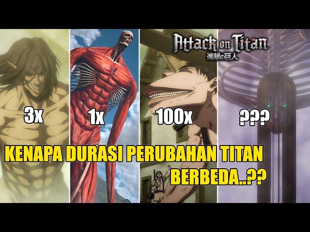 Penjelasan Durasi Perubahan Titan | Berapa Lama Sih..?? Ini Jawabannya..!!