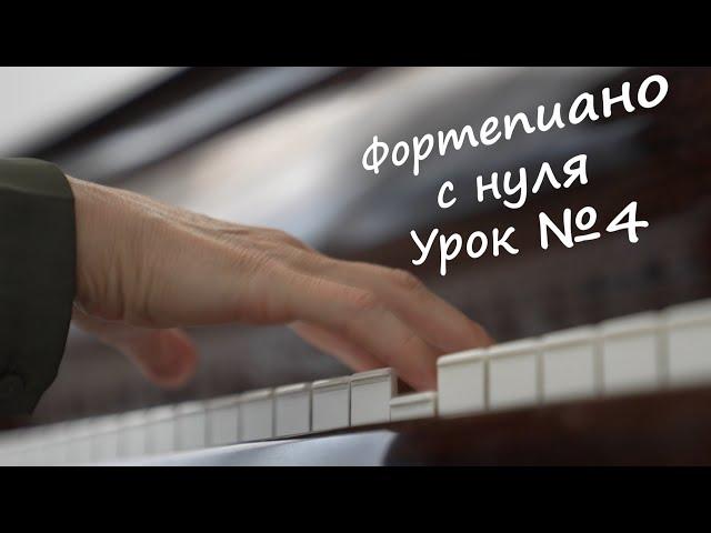№4. Фортепиано с нуля. Что такое тон и полутон