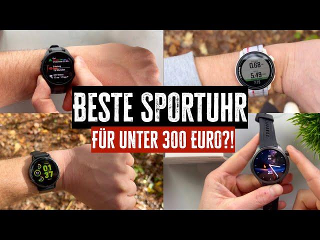 Die Besten Sportuhren für unter 300 Euro (Garmin, Amazfit, Coros, ...)!