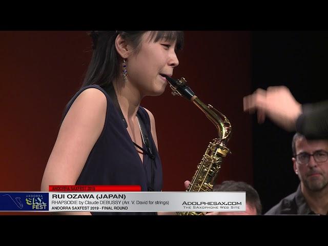 Andorra SaxFest 2019 - Rui OZAWA  - Rhapsodie by Claude DEBUSSY