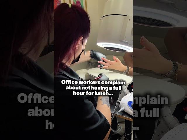 Cons of working as a nail tech #russianmanicure #nailart #singapore #nailstudio