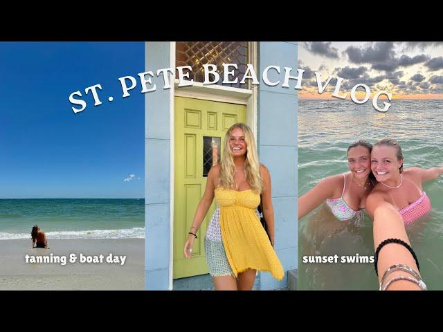 Travel With Me to St. Pete Beach Vlog - Sunsets, Tanning, & Painting