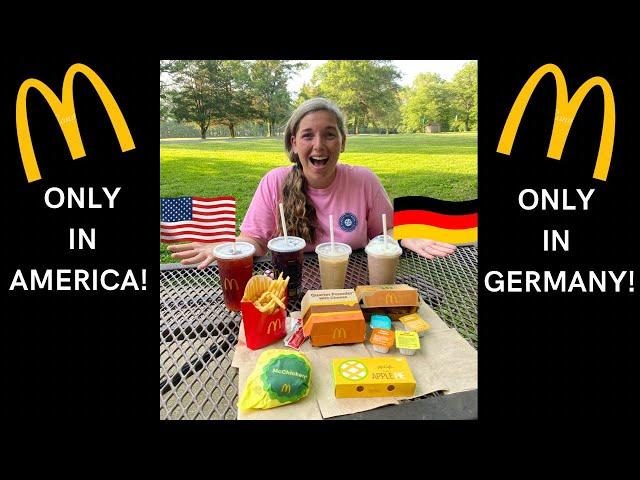 Americans Compare McDonald's in Germany to the USA