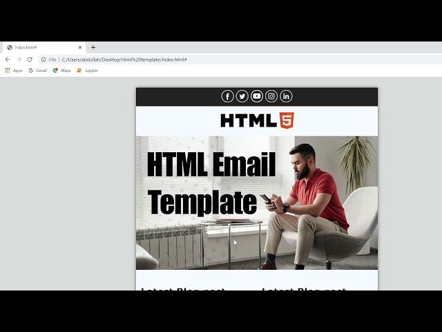 HTML Email Template Built In Minutes - 2025